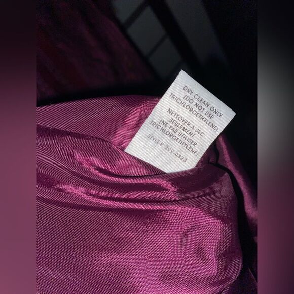 Nanette Lepore Silk Blend Plum Sheath Dress EUC - Picture 8 of 9